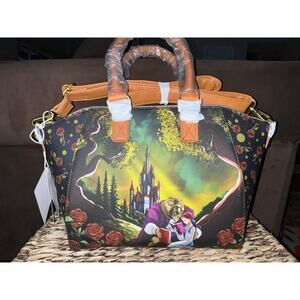 Lougefly Beauty Beast Castle Belle Satchel Crossbody